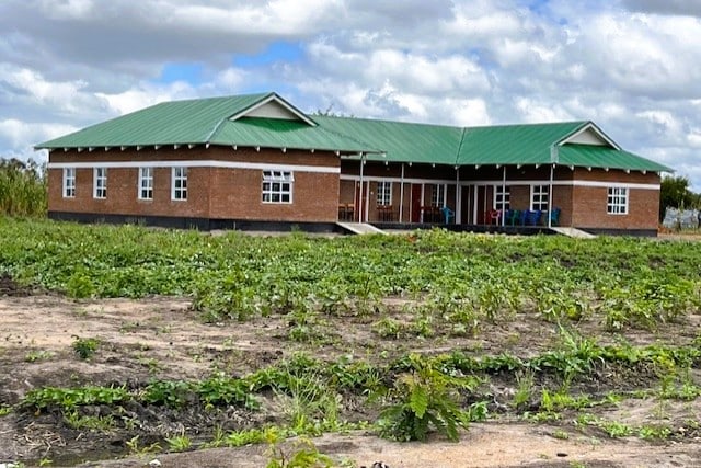 Erntefeld an der Baak Secondary School Malawi