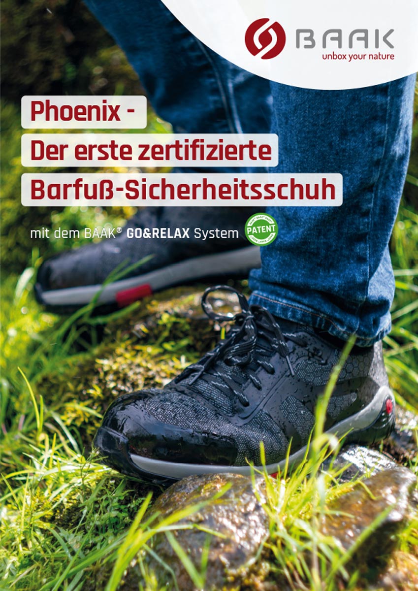 Flyer Sicherheitsschuh Phoenix zum Download